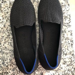 Rothys black honeycomb loafers size 8.5